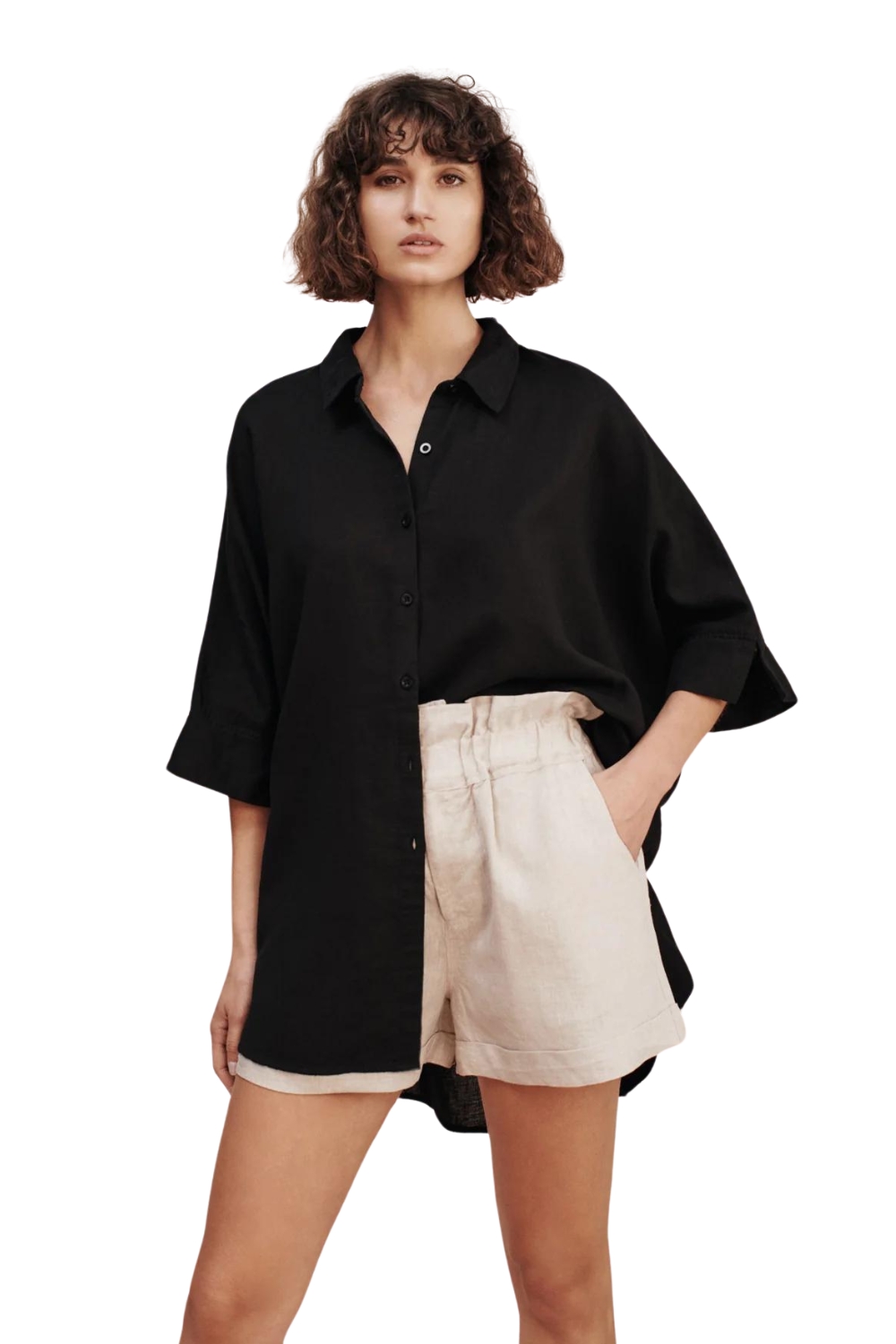 Black Lula Shirt BY Styched - Clothing available at DOYUF